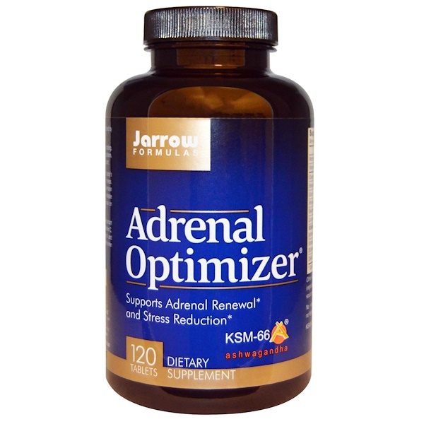 Image of Adrenal Optimizer (120 tablets) - Jarrow Formulas 0790011290322