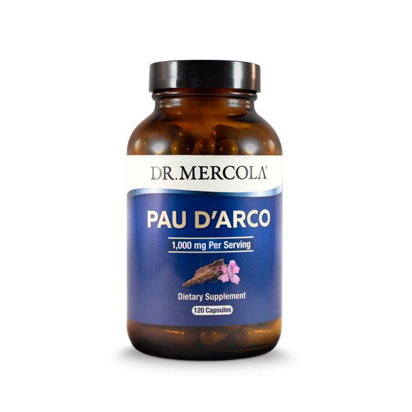 Image of Pau d&apos;Arco 1000mg 120 Capsules - Dr Mercola 0810487031899