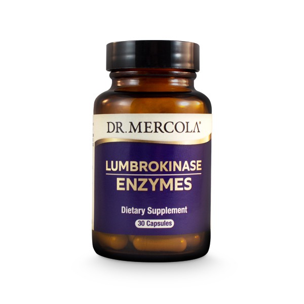 Image of Lumbrokinase Enzymes (30 Capsules) - Dr Mercola 0810487031998