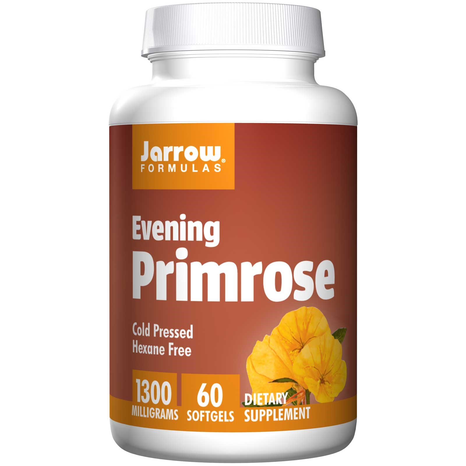 Image of Evening Primrose 1300 mg (60 Softgels) - Jarrow Formulas 0790011090021