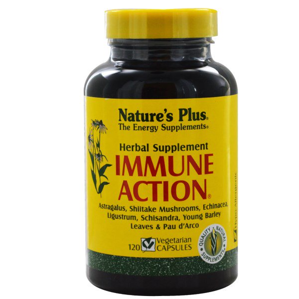 Image of Immune Action (120 Veggie Caps) - Nature&apos;s Plus 0097467010680