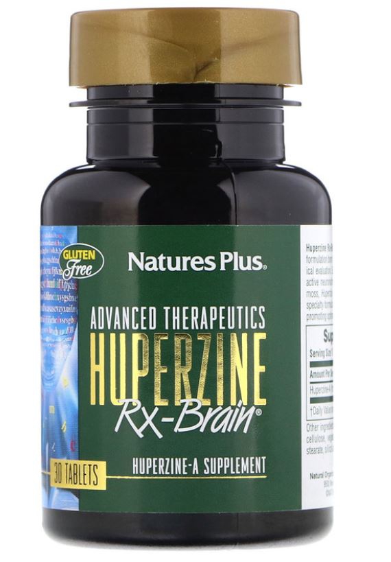 Image of Advanced Therapeutics - Huperzine Rx-Brain (30 Tablets) - Nature&apos;s Plus 0097467049819