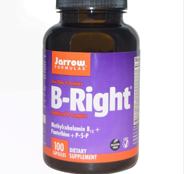 Image of B-Right, B-Complex (100 capsule) - Jarrow Formulas 0790011010067