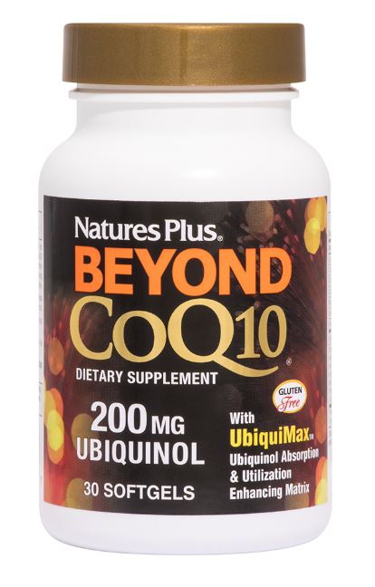 Image of Beyond CoQ10 Ubiquinol 200 mg (60 Softgels) - Nature&apos;s Plus 0097467495678