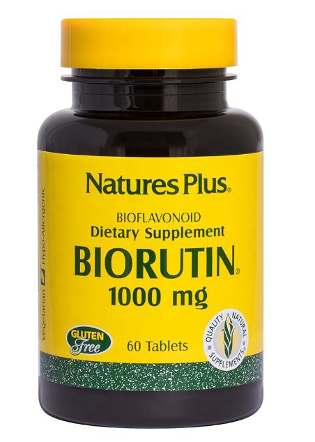 Image of Biorutin 1000 mg (90 Tablets) - Nature&apos;s Plus 0097467025615