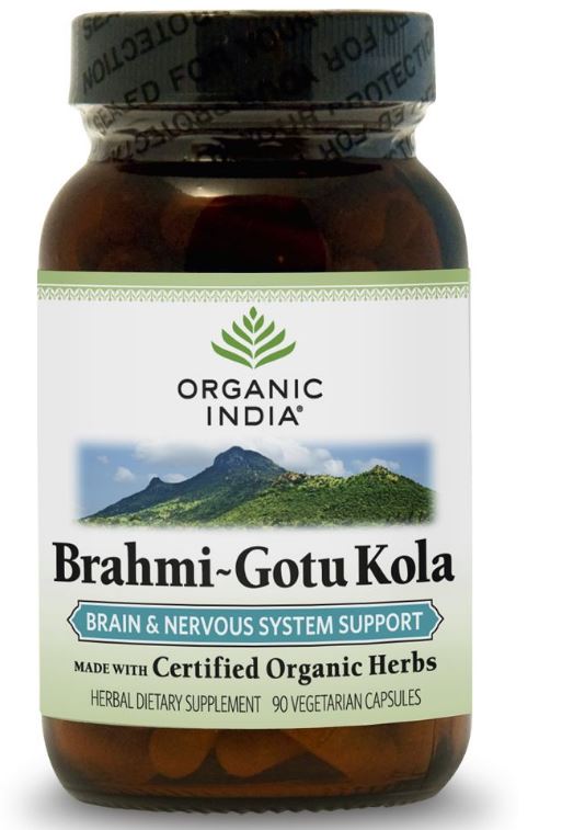 Image of Brahmi-Gotu Kola (90 Veggie Caps) - Organic India 0851469000397