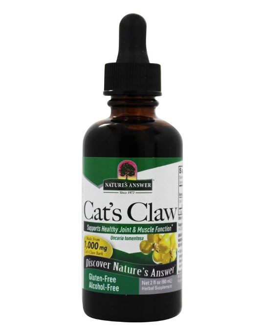 Image of Cat&apos;s Claw, Alcohol-Free, 2000 mg (60 ml) - Nature&apos;s Answer 0083000001918
