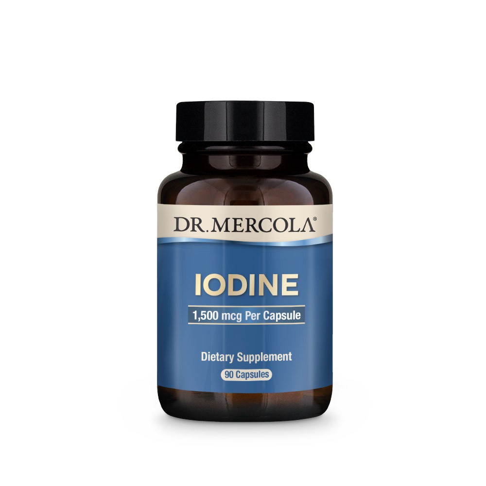 Image of Iodine 1500 mcg (90 Capsules) - Dr. Mercola 0810487030663