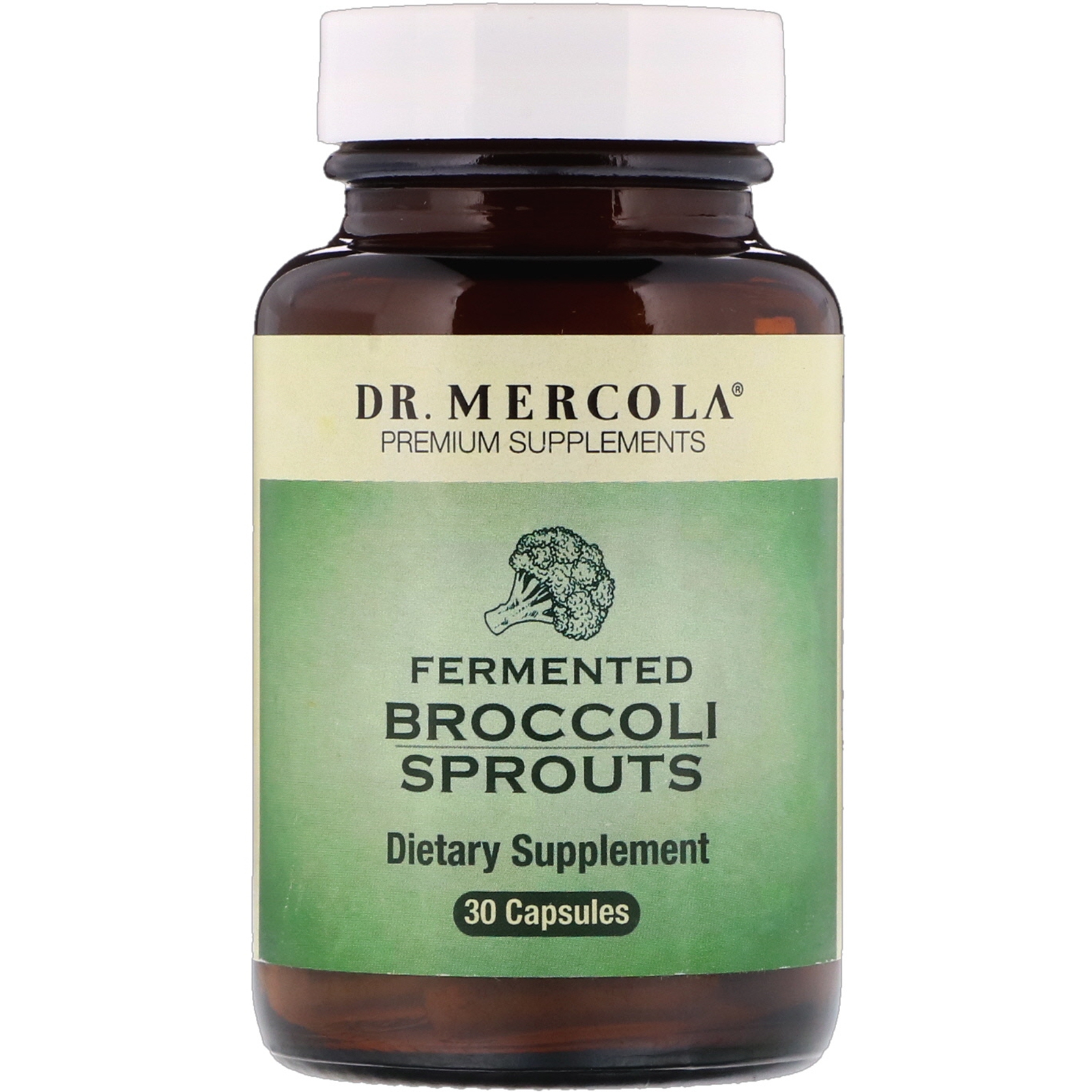 Image of Fermented Broccoli Sprouts (30 Capsules) - Dr. Mercola 0813006017763