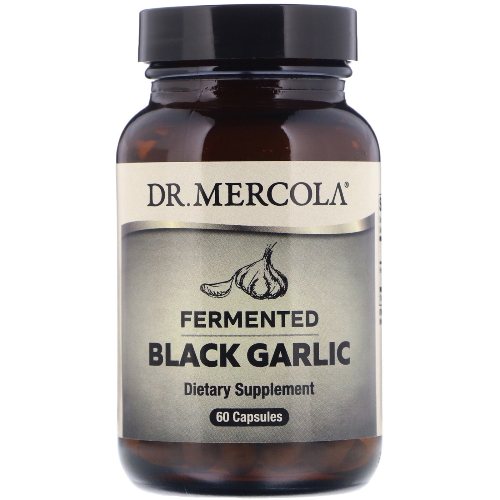 Image of Fermentato nero aglio (60 capsule) - Dr. Mercola 0813006015820