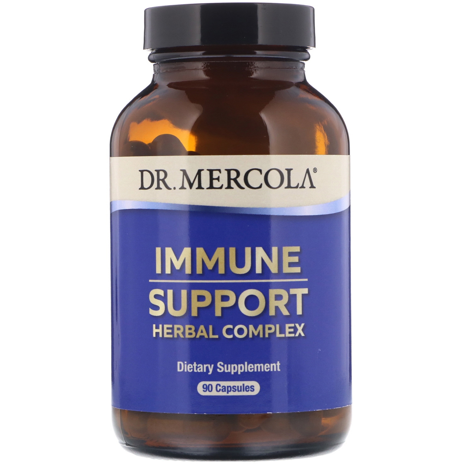 Image of Dr. Mercola, Premium Supplements, Immune Support, 90 Capsules 0813006011563