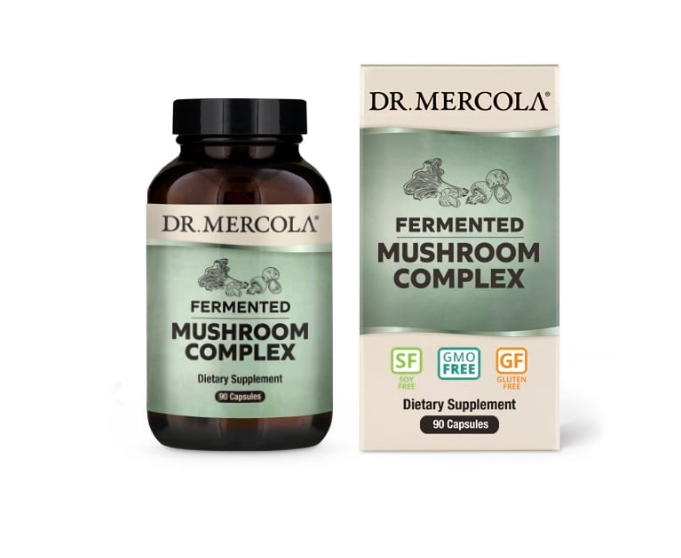 Image of Fermented Mushroom Complex (90 per bottle) - Dr Mercola 0813006014588