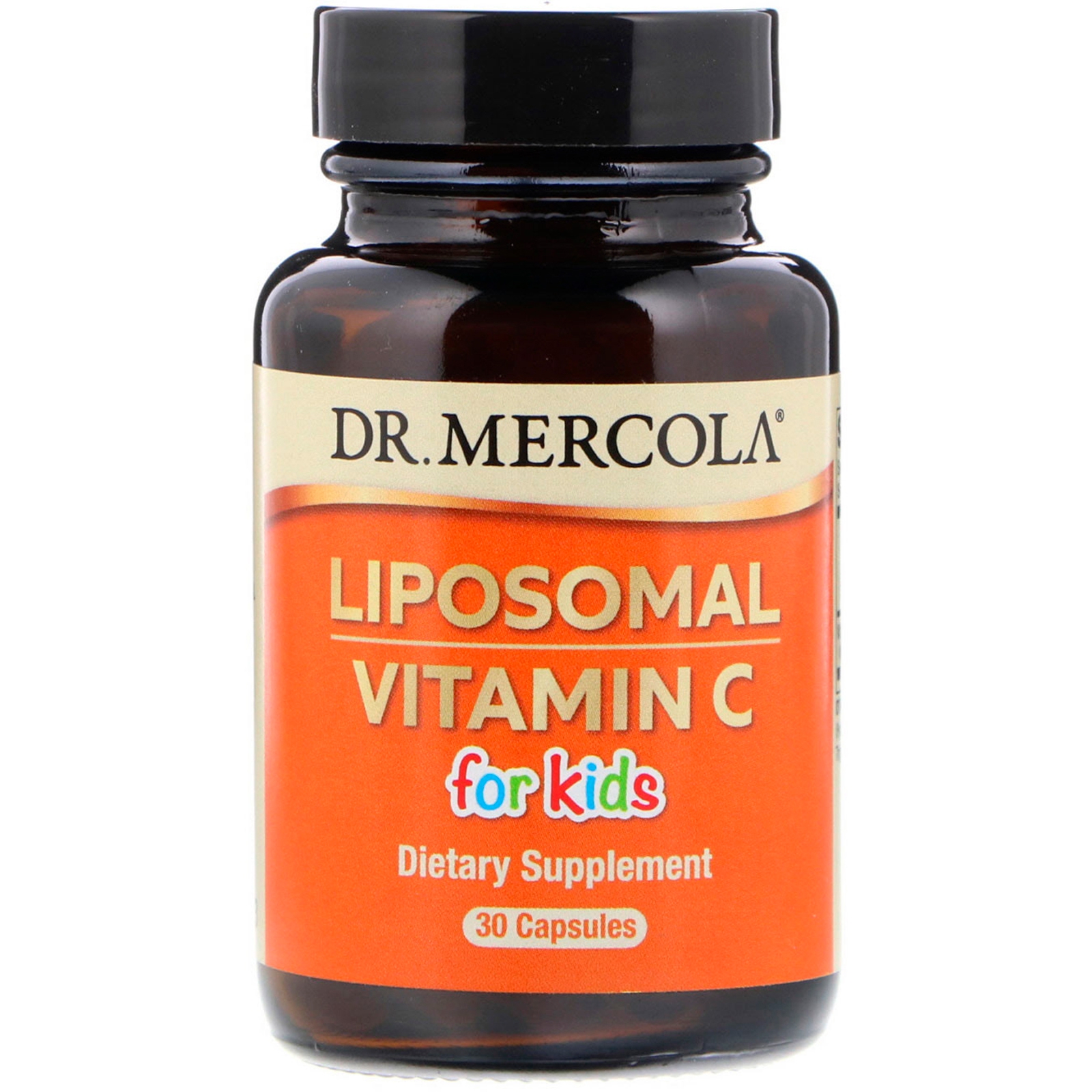 Image of Liposomal Vitamin C for Kids 30 Capsules - Dr. Mercola 0810487031493