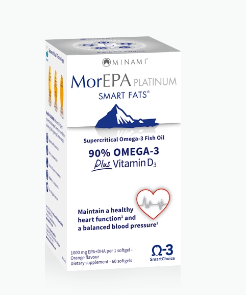 Image of MorEPA Platinum (60 Capsules) - Minami 8713975500148