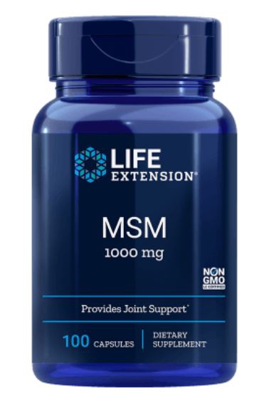 Image of Life Extension, MSM 1000 mg, 100 capsule 0737870451105