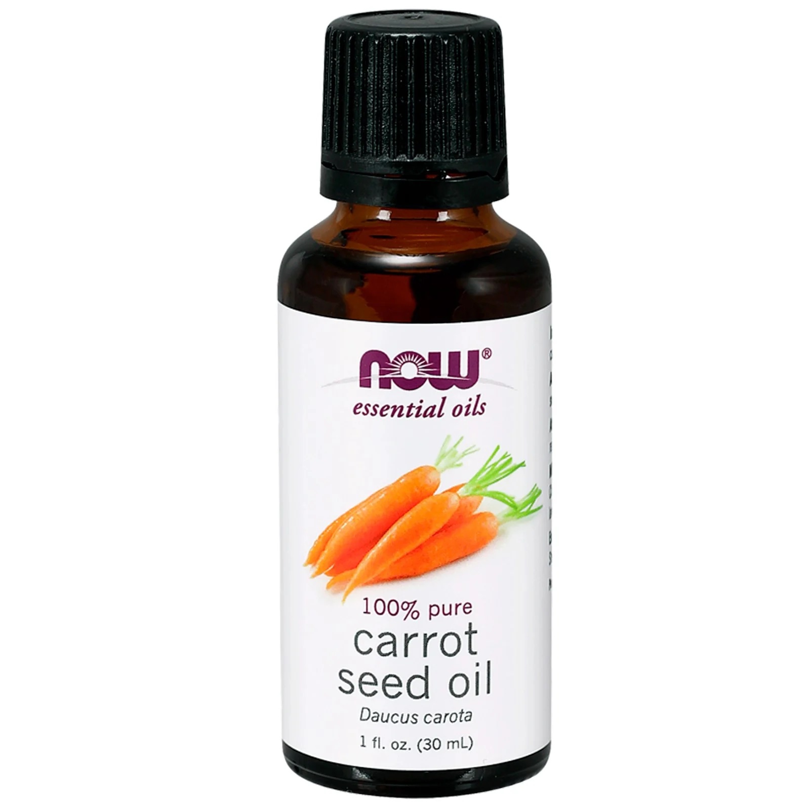 Image of Essential Oils- Carrot Seed Oil (30 ml) - Now Foods 0733739074829