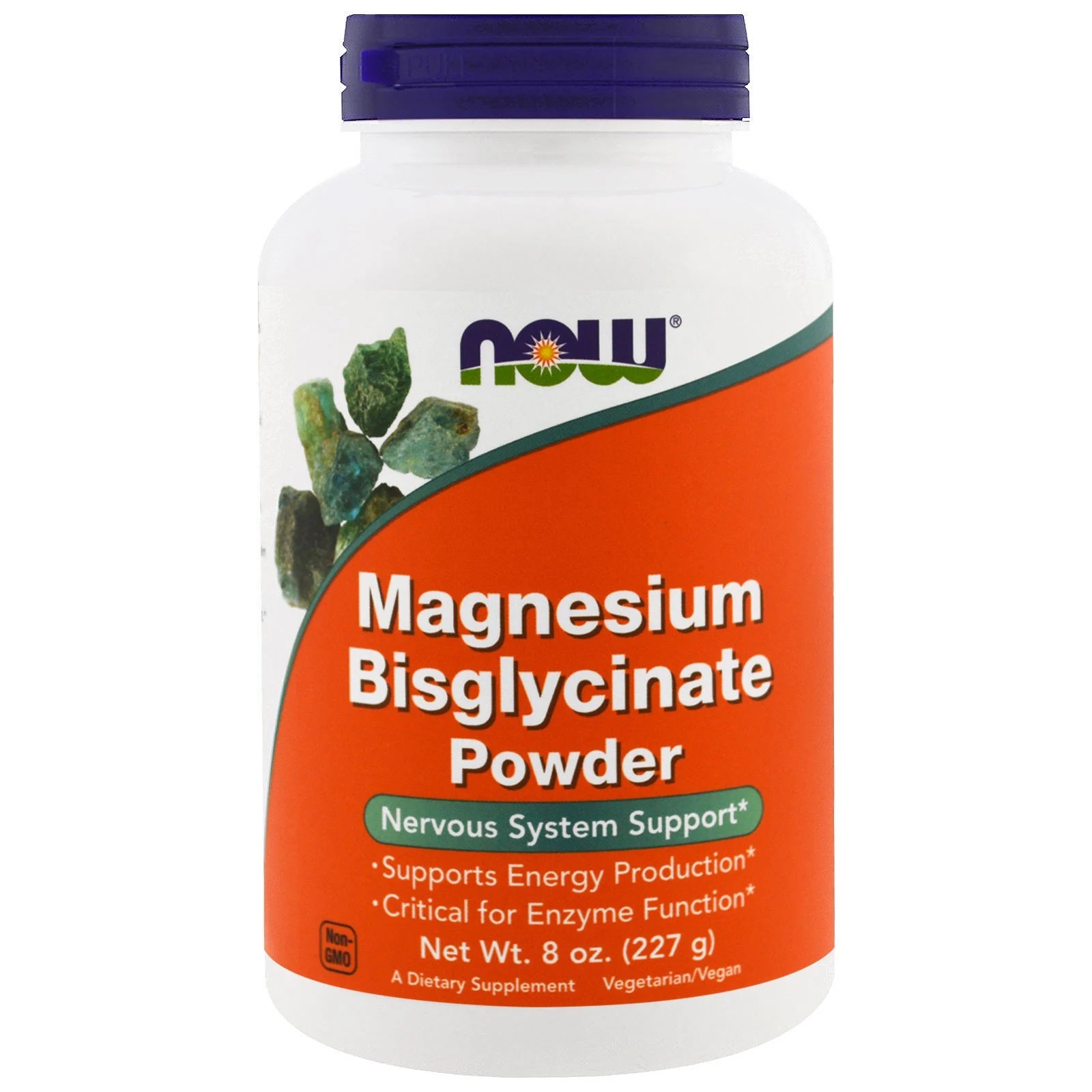 Image of Magnesium Bisglycinate Powder (227 gram) - Now Foods 0733739012999