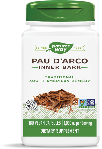 Nature&apos;s Way, Pau d&apos;Arco corteccia interna 545 mg, 180 capsule