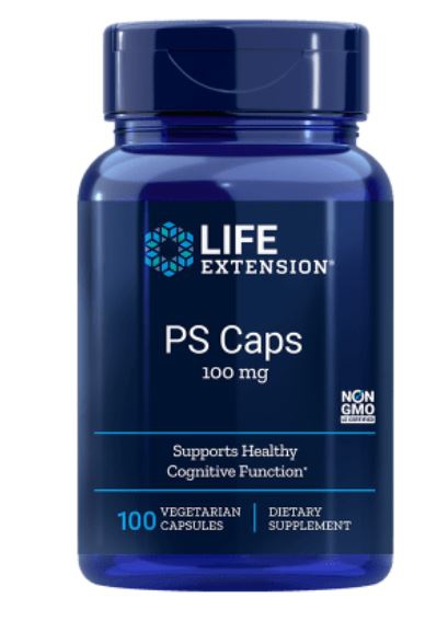 Image of PS Caps 100 mg (100 Veggie Caps) - Life Extension 0737870167617