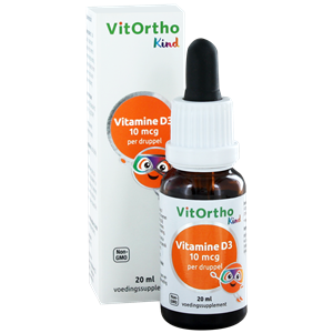 Image of Vitamine D3 10 mcg (Kind) 20ml - VitOrtho 8717056141039