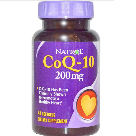 Image of Natrol, Co-Q10 200 mg, 45 Softgels 0047469042615