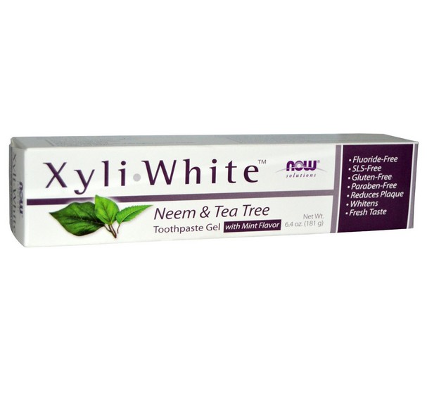 Image of XyliWhite dentifricio Neem & Tea Tree (181 g) - Now Foods 0733739081018